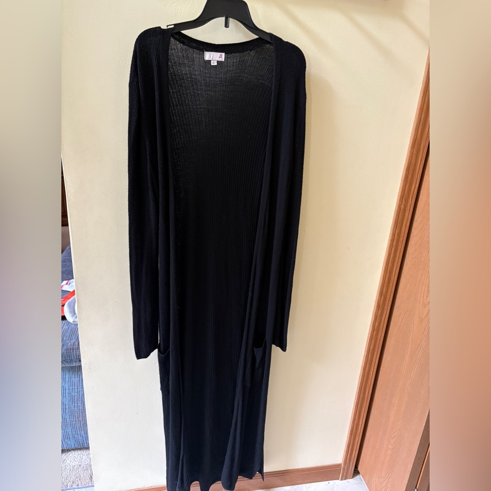 SO Black Knit Cardigan